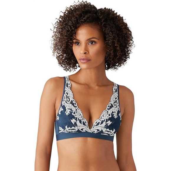Wacoal Other - NWT Wacoal S Instant Icon Bralette 810322 DK Blue 117643